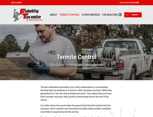 Pest Control Website Design